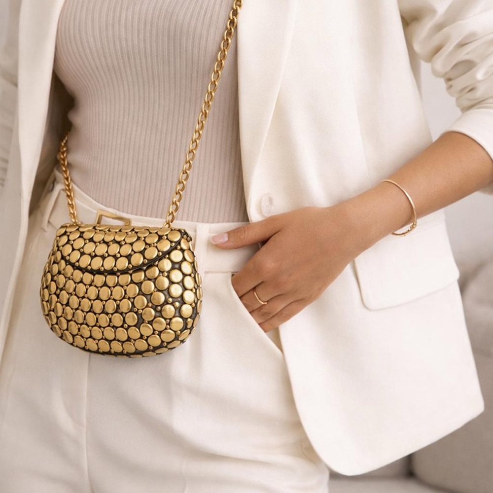 Ramla golden clash rockstar Crossbody Bag
